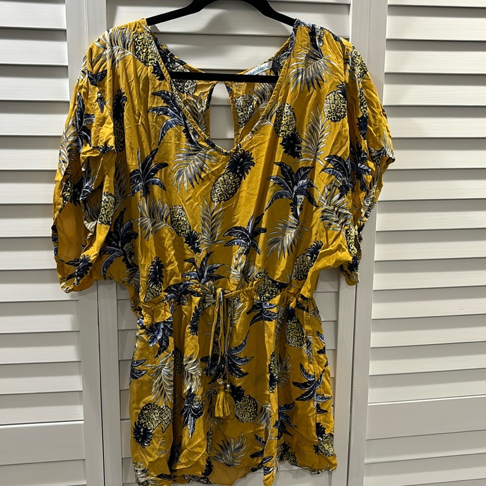 Pineapple Swim Cover Up
